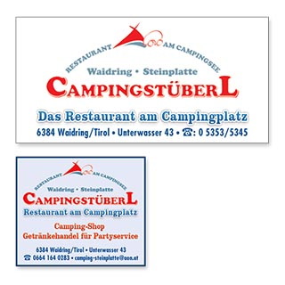 Campingstüberl Waidring, Inserate 2011.