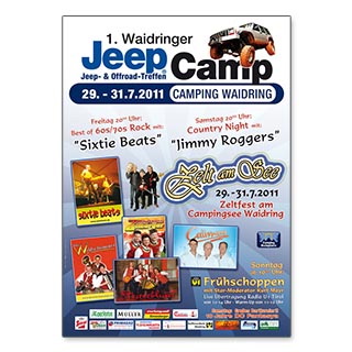 JeepCamp Festival, Plakat 2011.