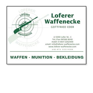 Loferer Waffenecke, Inserat 2007.