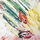 Malerei und Ölbilder: Lass mich küssen deinen Erdbeermund - nach Francois Villon<br />Öl auf Leinwand, - Keilrahmen, - 50 x 70 cm,  - 2010.