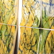 Malerei und Ölbilder: Kombinationsbild - Reliefbilder II 1/8<br />Öl auf Gußplatte, - 8-teilig,  - je 52 x 72 cm,  - 1989 - Kombinationsbilder sind Legebilder, beliebig drehbar und miteinander vielseitig kombinierbar....