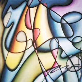 Unterweissenbach<br />Öl auf Leinwand,  - Keilrahmen 80 x 120 cm, 1992.